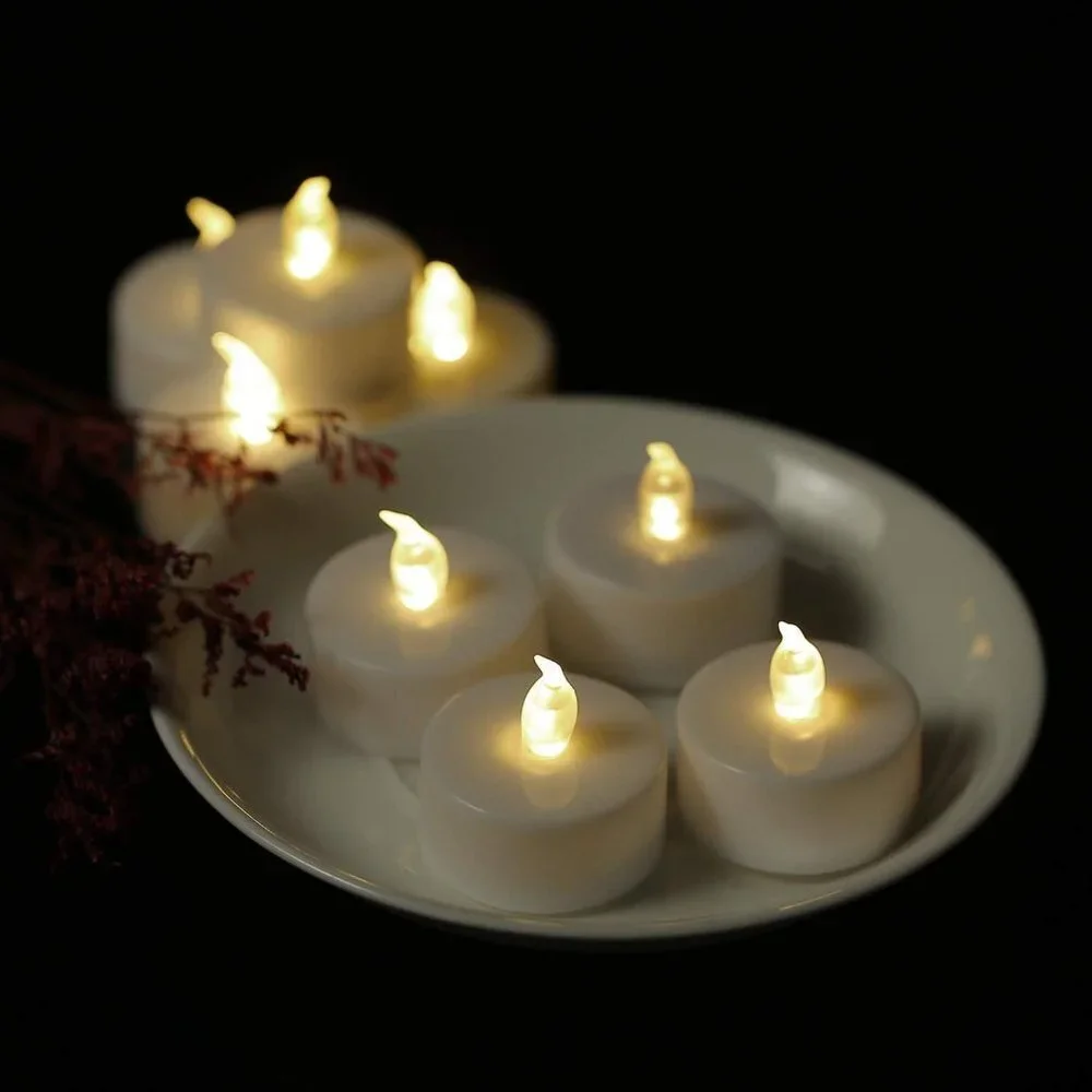 Luminessence Flameless Battery Operated LED Tealight Candles, 2ct